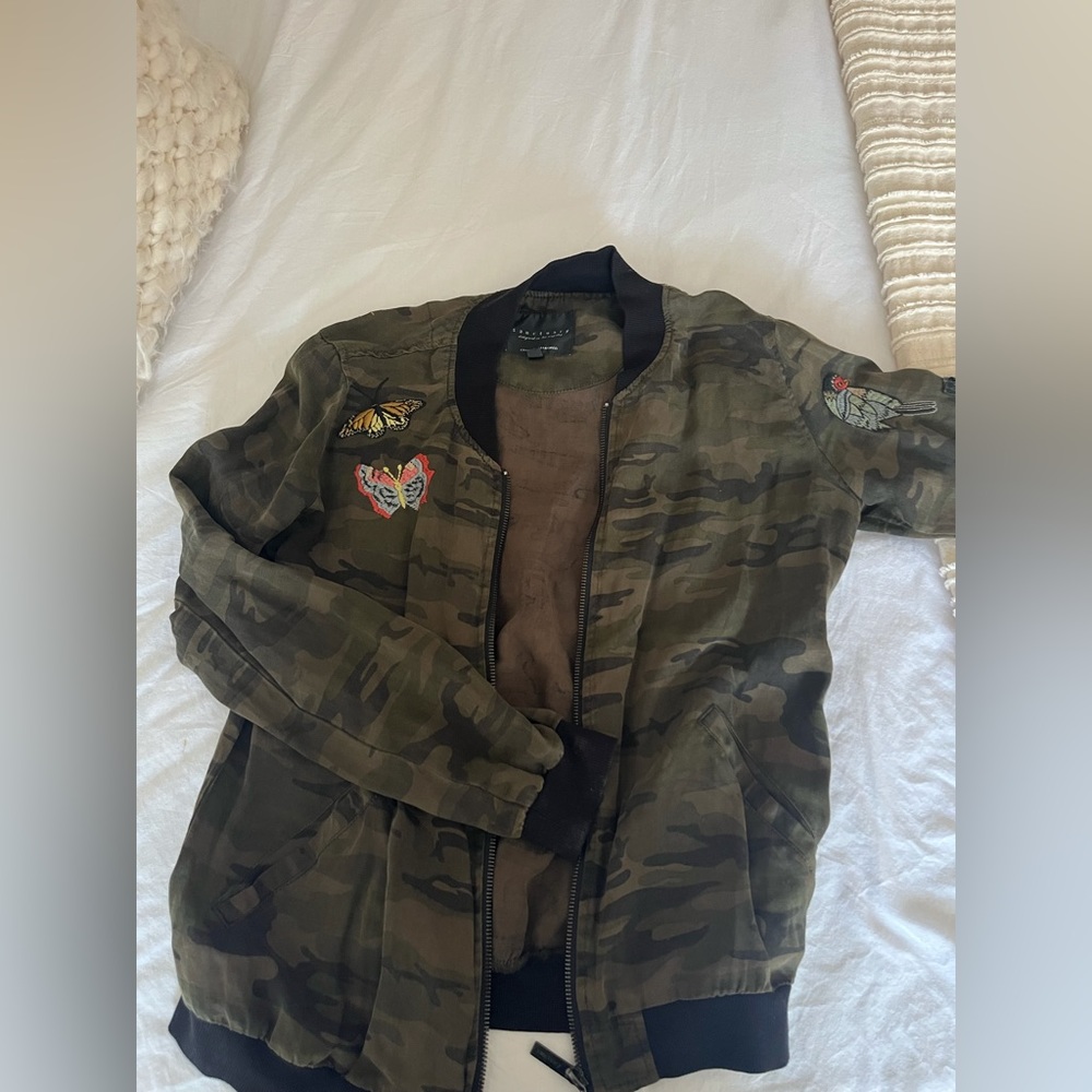 Sanctuary Green Camo Jacket